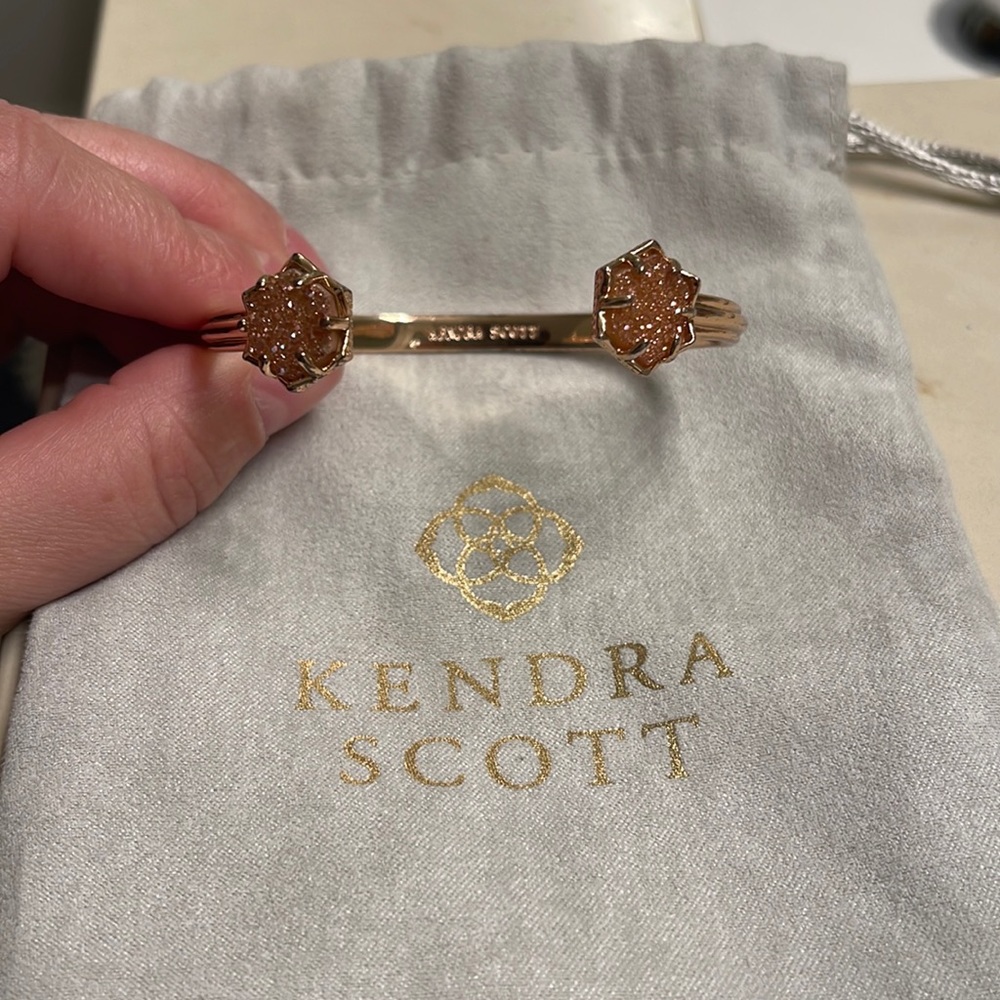 Rose Gold Drusy Bracelet
